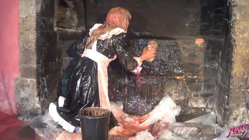 Sissy Maid Cleaning The Secret Fireplace