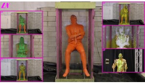 Full Rubber Straitjacket Suit Gunge