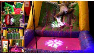 Inflatable Assault Course: Frank vs Wyn
