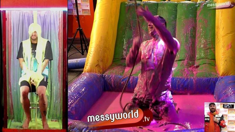 Inflatable Assault Course: Olly vs Robbie