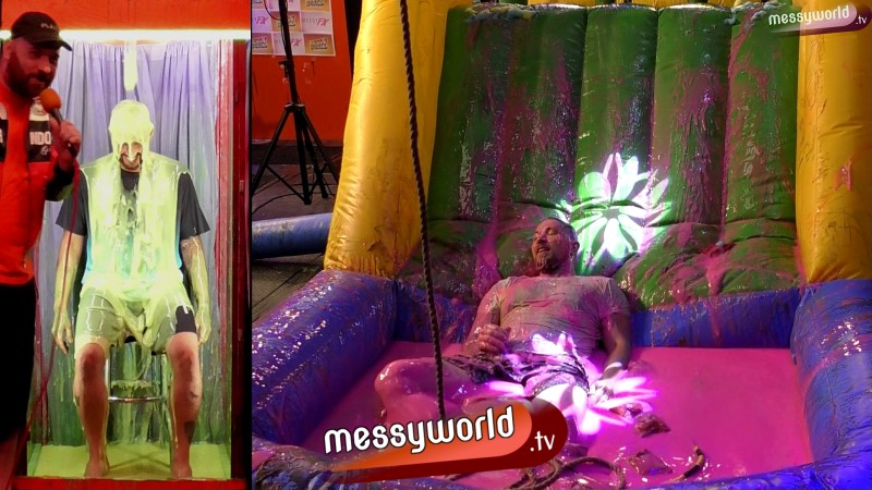 Inflatable Assault Course: Olly vs Robbie