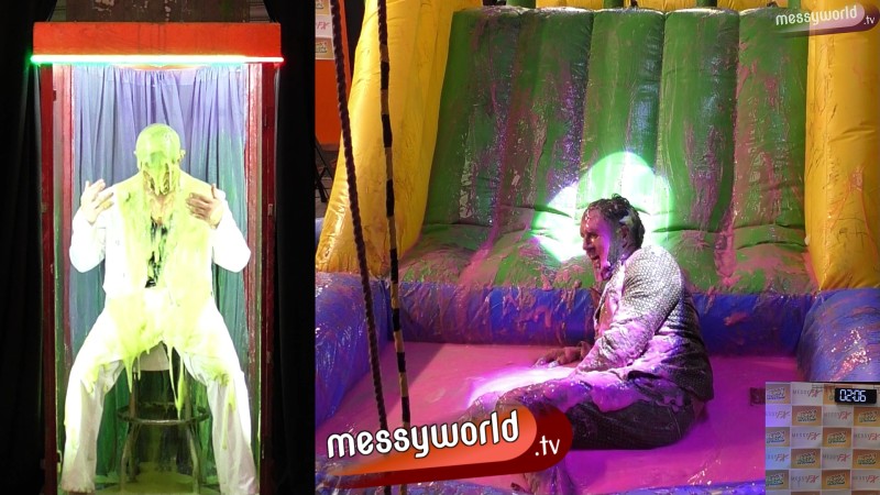 Inflatable Assault Course: Wyn vs Olly