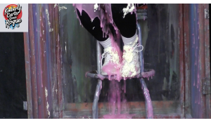 Kimberly gets her trainers ruined