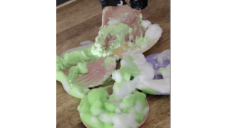 Leather and feet and messy pies 