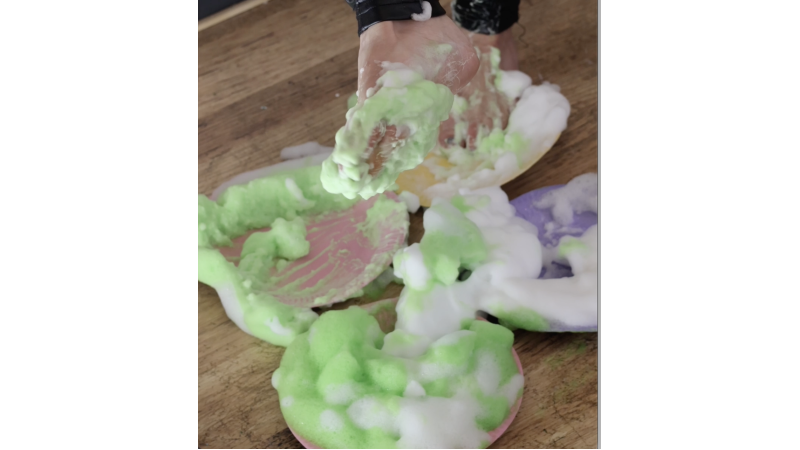 Leather and feet and messy pies 