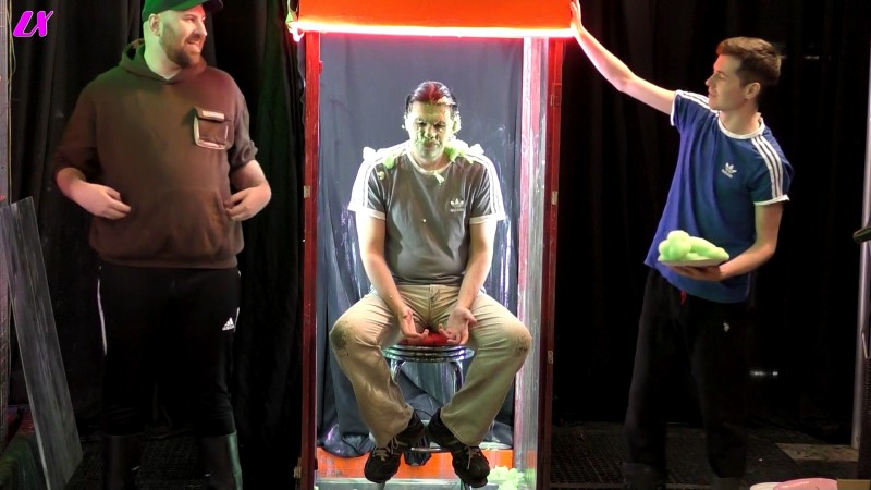 Carnival Stooge Humiliated in Pie Booth