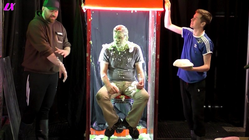 Carnival Stooge Humiliated in Pie Booth