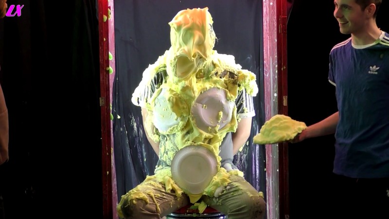 Carnival Stooge Humiliated in Pie Booth