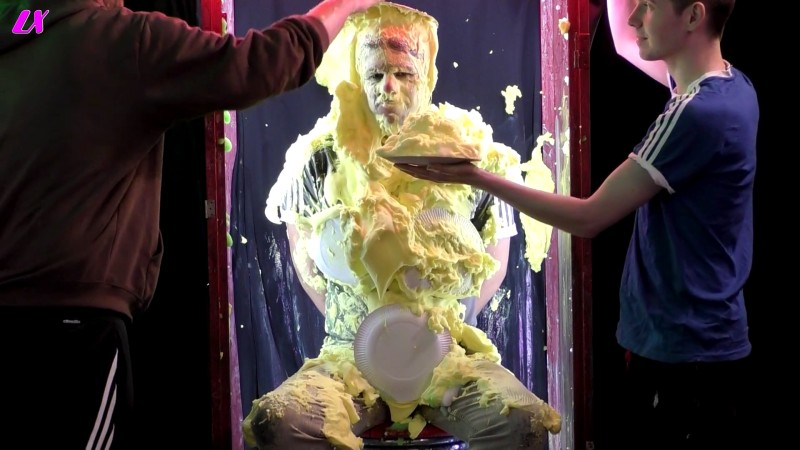 Carnival Stooge Humiliated in Pie Booth