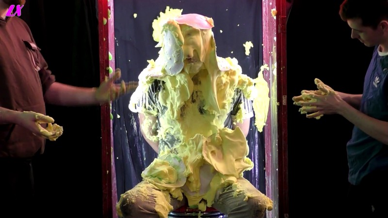 Carnival Stooge Humiliated in Pie Booth