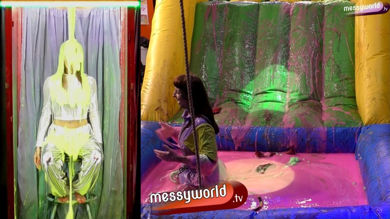 Inflatable Assault Course: S1-E1 Tina vs Erica