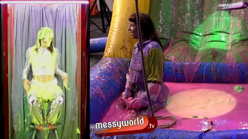 Inflatable Assault Course: S1-E1 Tina vs Erica