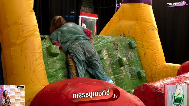 The Inflatable Assault Course: Erica vs Chloe
