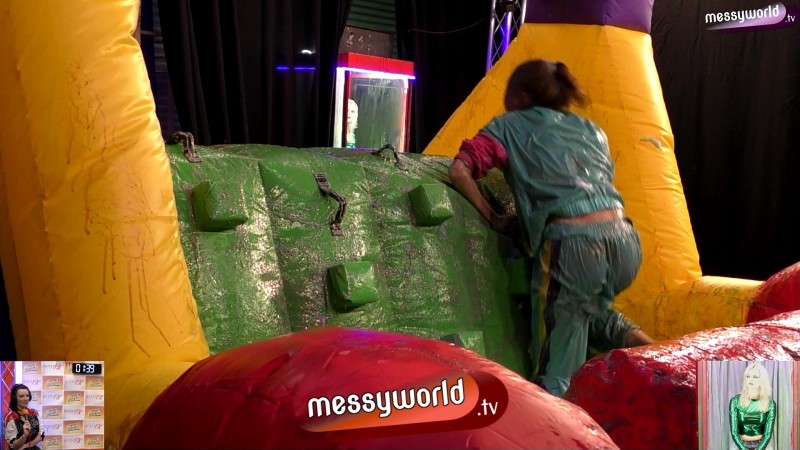 The Inflatable Assault Course: Erica vs Chloe