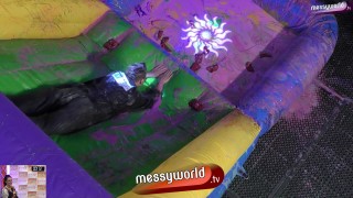 Inflatable Assault Course: Kimberly Carter