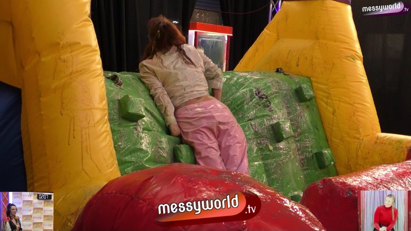 The Inflatable Assault Course: Tina vs Louisa