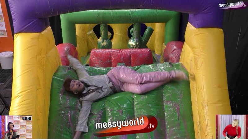 The Inflatable Assault Course: Tina vs Louisa