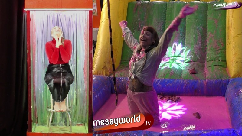 The Inflatable Assault Course: Tina vs Louisa