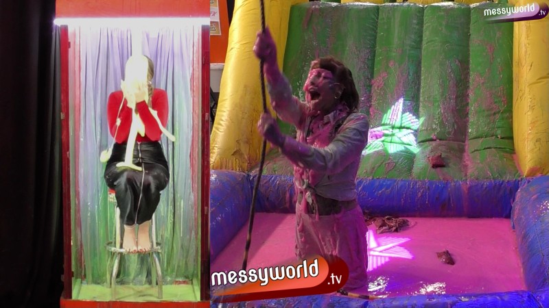 The Inflatable Assault Course: Tina vs Louisa