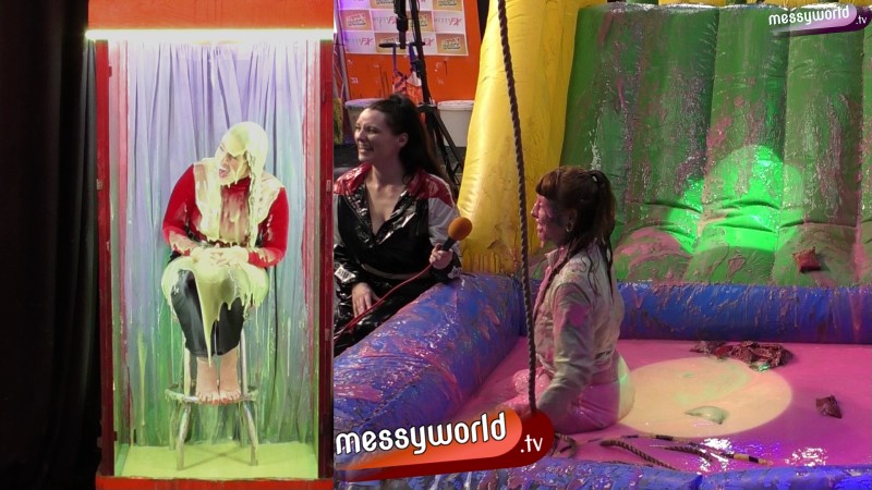 The Inflatable Assault Course: Tina vs Louisa