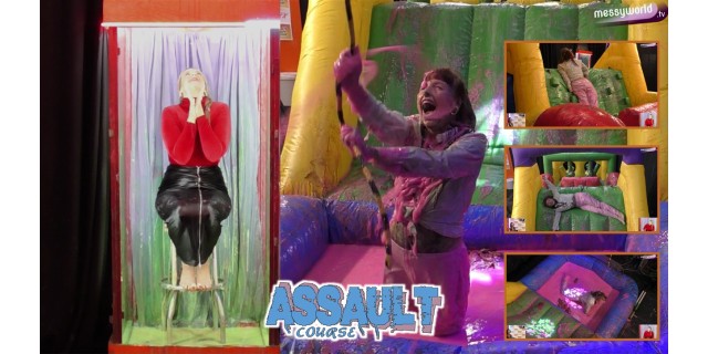 The Inflatable Assault Course: Tina vs Louisa
