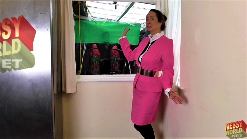 Human Carwash: Olivia in Business Suit