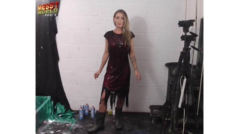 The Human Carwash: Verity Sparkly Dress