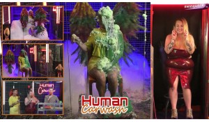 The Human Carwash: Amber vs Stacie